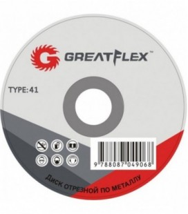 Круг отрезной по металлу Greatflex T41 115x1,0x22,2 мм